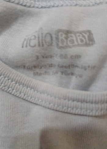 Bebek İç Atlet Seti 2'li Beyaz ve Mavi - Görsel 2