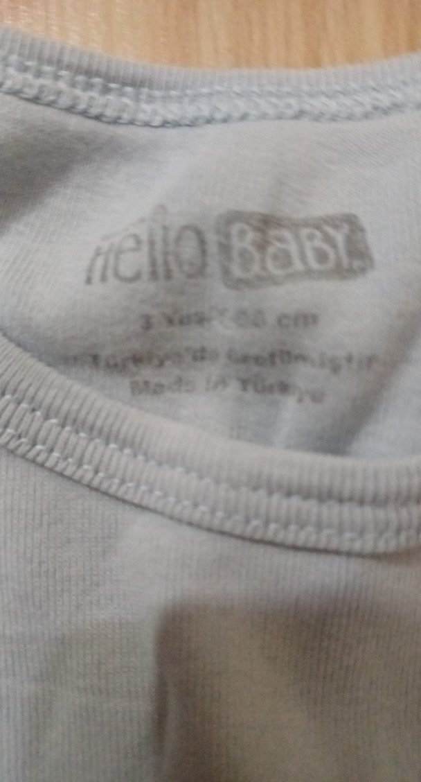 Bebek İç Atlet Seti 2'li Beyaz ve Mavi - Görsel 2