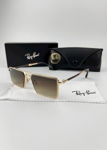 Ray-Ban Parlak Kahverengi Erkek Güneş Gözlüğü - Görsel 7