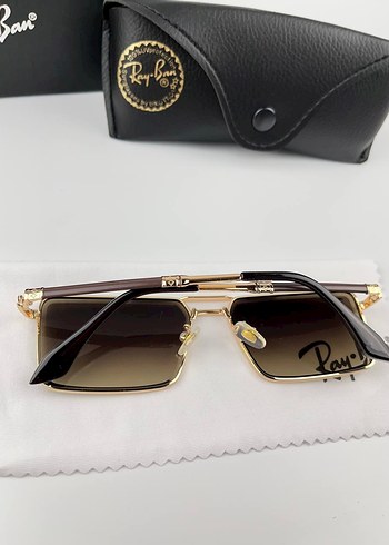 Ray-Ban Parlak Kahverengi Erkek Güneş Gözlüğü - Görsel 6