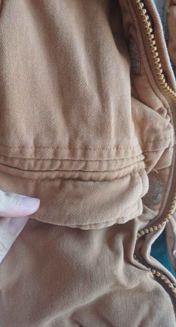 Bej Erkek Çocuk Kürklü Street Wear Mont - Görsel 5