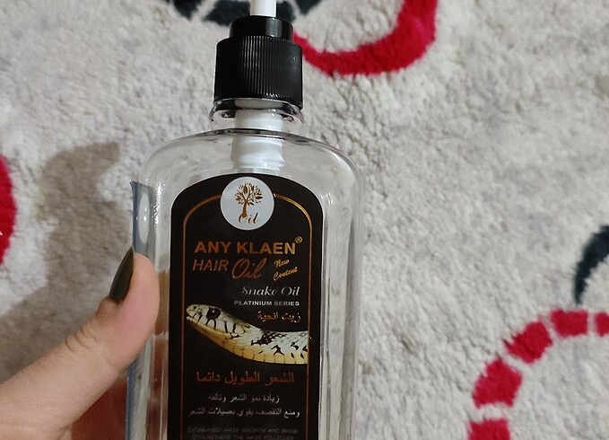 Any klaen hair oil 