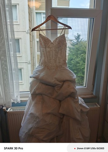 Diğer Beyaz Vintage Prenses Gelinlik