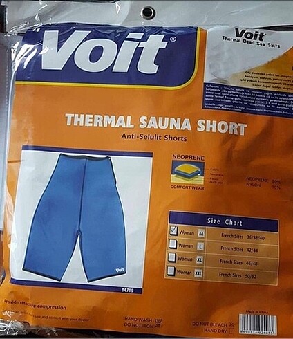 m Beden Voit Termal Tayt Şort
