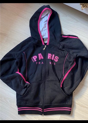 Kapüşonlu Fermuarlı Sweatshirt