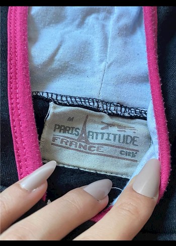 Diğer Kapüşonlu Fermuarlı Sweatshirt
