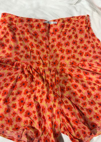 Renkli Pileli Mini Etek - Görsel 2