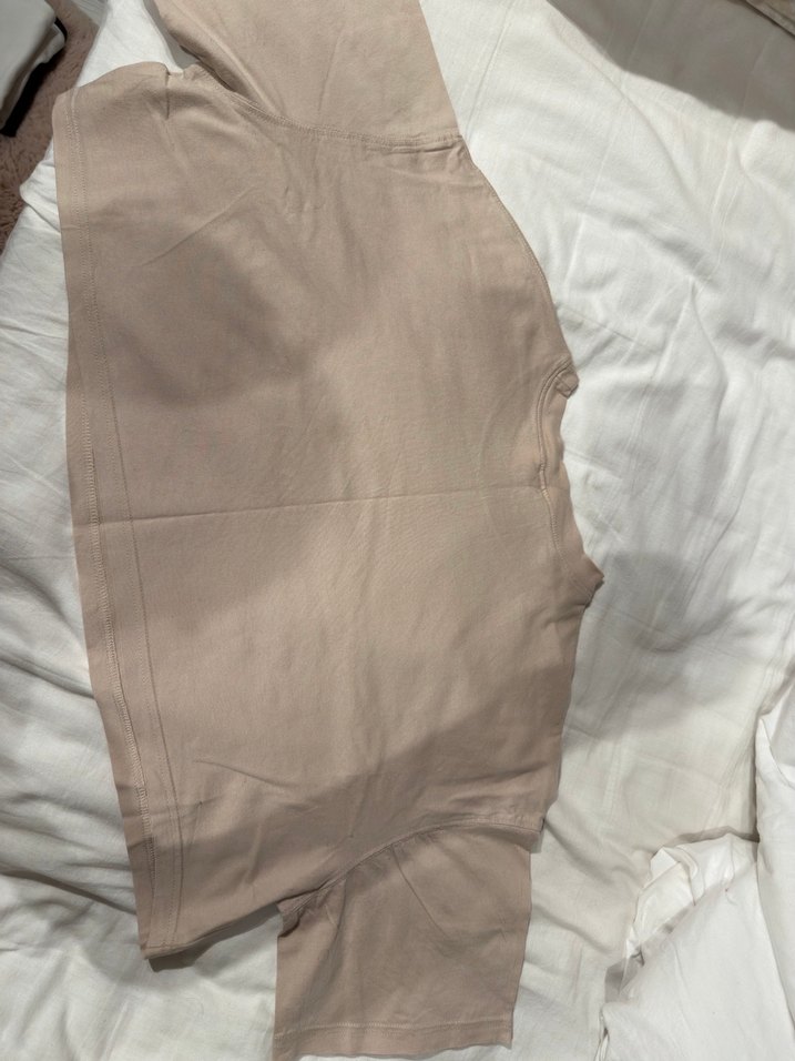 Bej Kısa Kollu crop Tişört H&M - Görsel 3