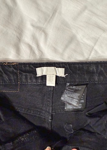 Siyah Kot Şort H&M - Görsel 2