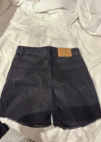 Siyah Kot Şort H&M - Görsel 3