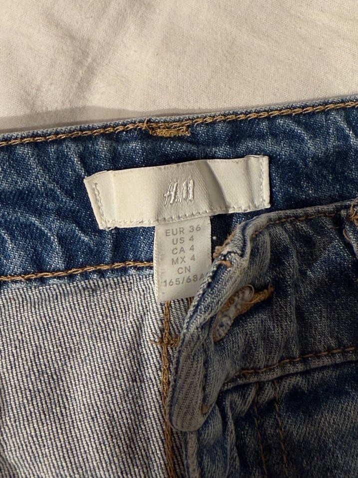 Kadın Mavi Denim Şort H&M - Görsel 3