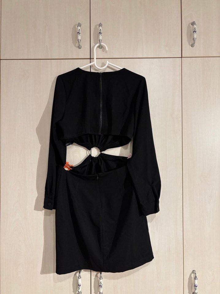 Siyah  Midi Kadın Elbise trendyol - Görsel 2