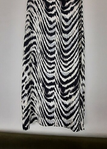 40 Beden Zebra desenli etek