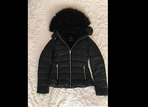 Zara kürklü mont