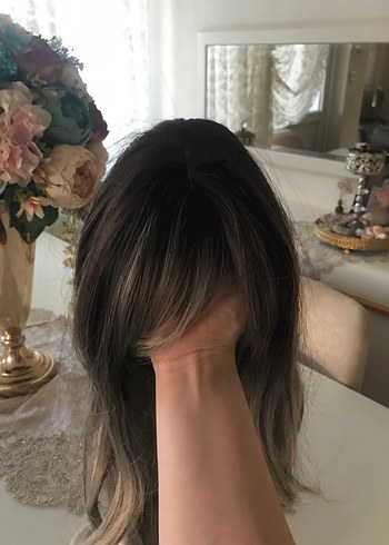 Accessorize Platin ombre peruk
