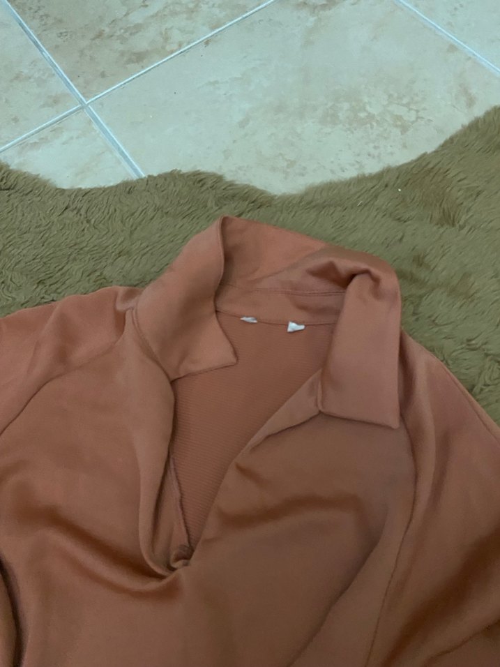 Saten bluz - Görsel 3