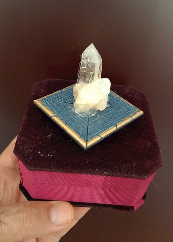 Beyaz Kristal Taş Dekoratif Objesi - Görsel 2