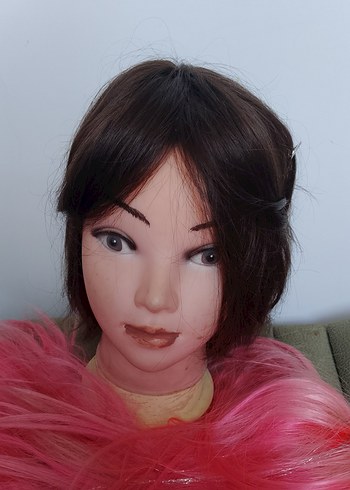 Gerçek saç kısa kesim peruk - Görsel 8