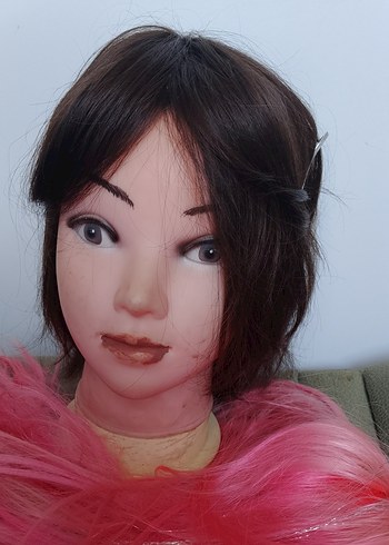 Gerçek saç kısa kesim peruk - Görsel 7