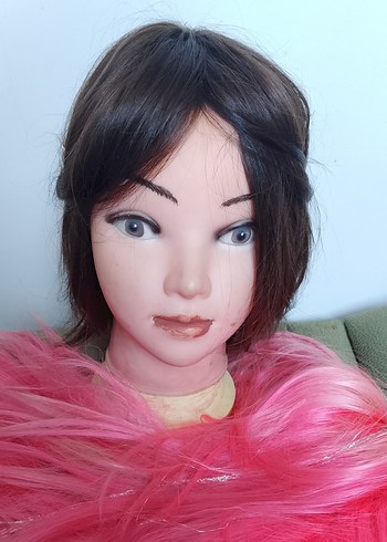 Gerçek saç kısa kesim peruk - Görsel 6