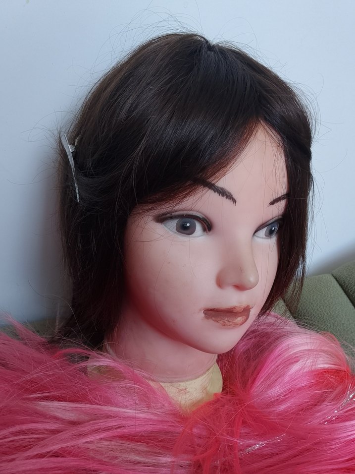 Gerçek saç kısa kesim peruk - Görsel 5