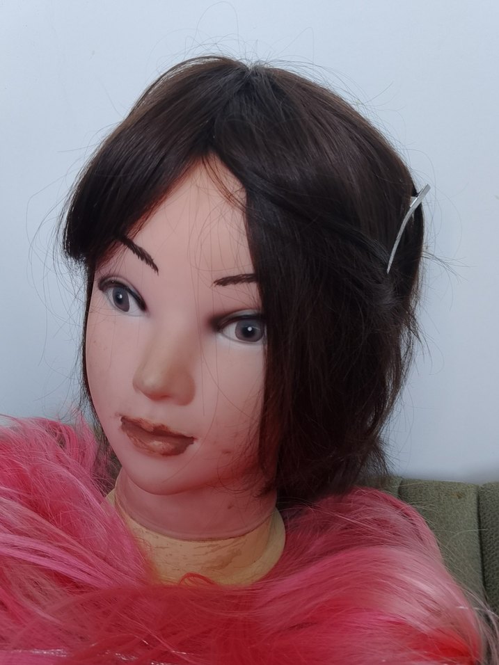 Gerçek saç kısa kesim peruk - Görsel 4