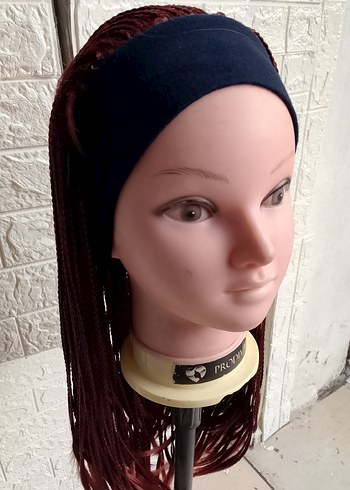 Bordo Püsküllü Kadın Saç Aksesuarı - Görsel 4