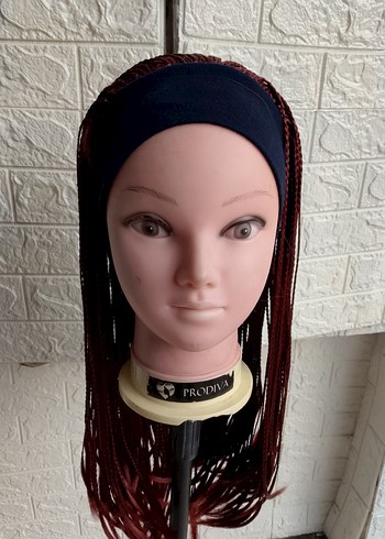 Bordo Püsküllü Kadın Saç Aksesuarı - Görsel 3