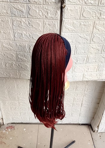 Bordo Püsküllü Kadın Saç Aksesuarı - Görsel 2