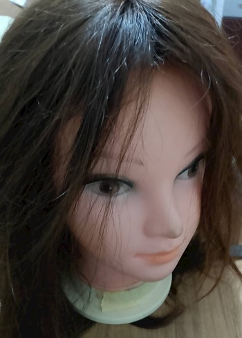 Kahverengi kahkül gerçek Saç tepelik - Görsel 7