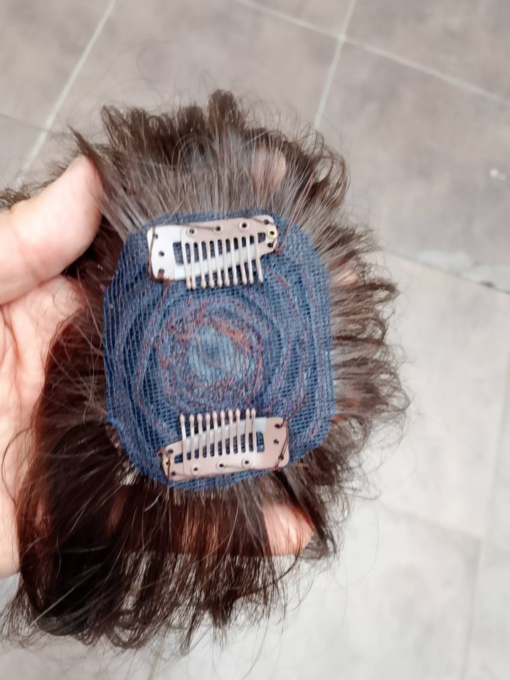 Kahverengi kahkül gerçek Saç tepelik - Görsel 3