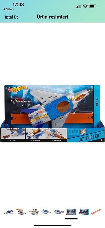 Hot wheels city uçak arabalı