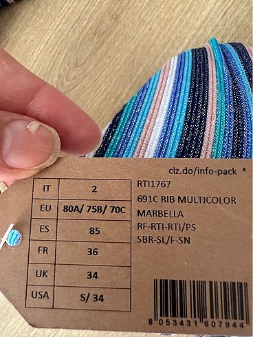 s Beden çeşitli Renk Bikini üstü