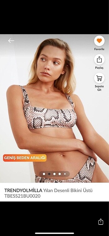 Trendyol Milla Bikini üstü