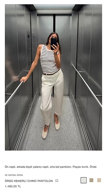 Zara chino pantolon