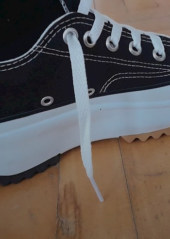 38 Beden Siyah Platform converse Kadın Spor Ayakkabı