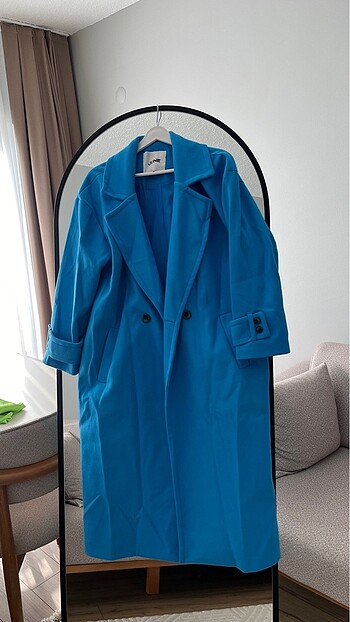 Diğer June oversize kruvaze kaban