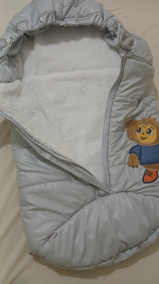 Gri Desenli Uyku Tulumu - Görsel 5