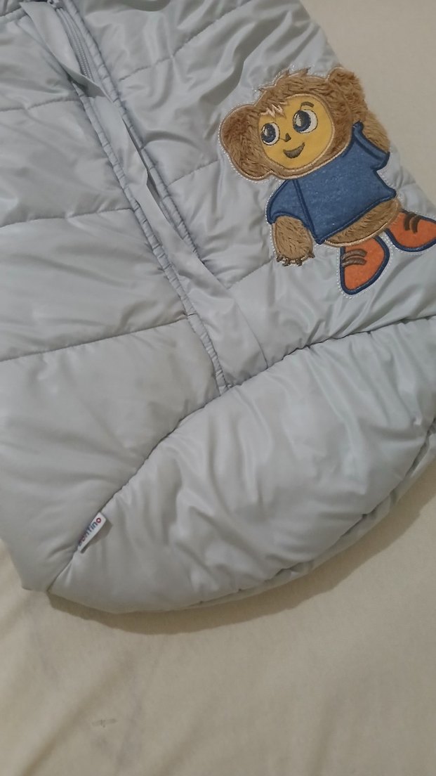 Gri Desenli Uyku Tulumu - Görsel 4