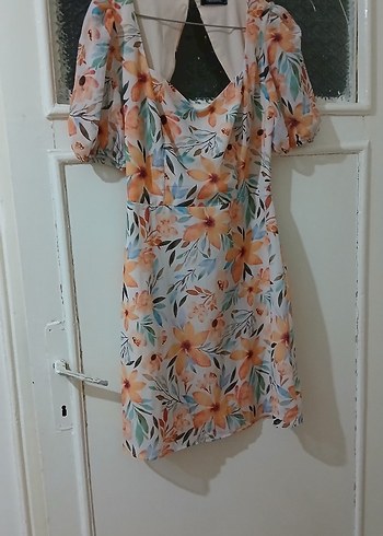 Trendyol Milla Çiçek Desenli  Elbise - Görsel 5