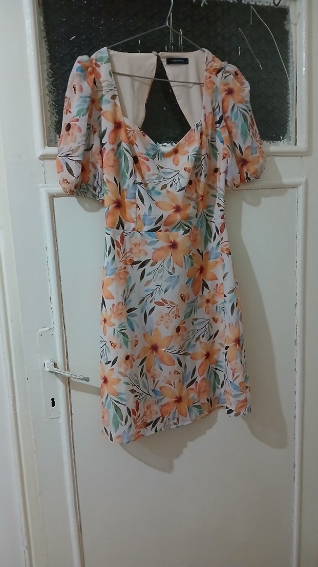 Trendyol Milla Çiçek Desenli  Elbise - Görsel 5