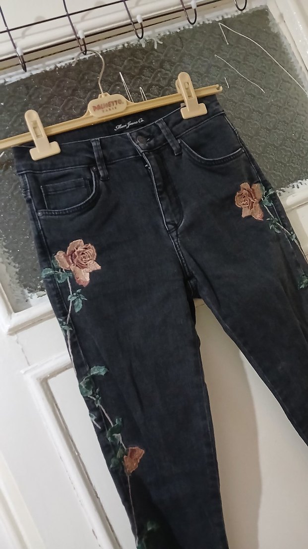 Mavi Marka Nakışlı Kadın Kot Pantolon Jeans - Görsel 2