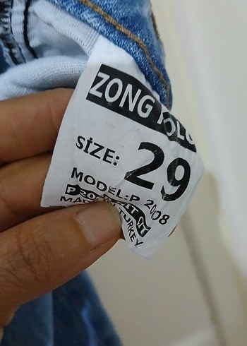 Yüksek Bel Kadın Jeans - Görsel 7