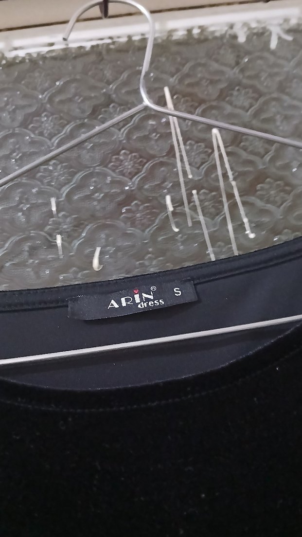 Siyah Kadife Elbise - Görsel 5