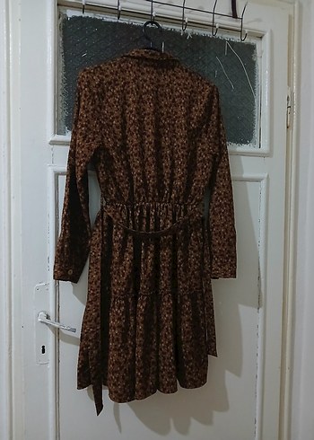 Kız Çocuk Düğmeli Bohem Elbise - Görsel 5