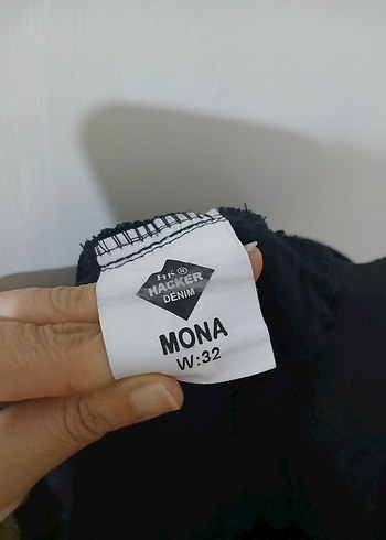 Kadın Siyah Kot Pantolon Jeans - Görsel 9