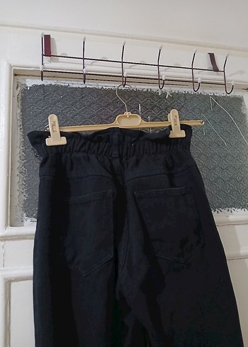 Kadın Siyah Kot Pantolon Jeans - Görsel 7