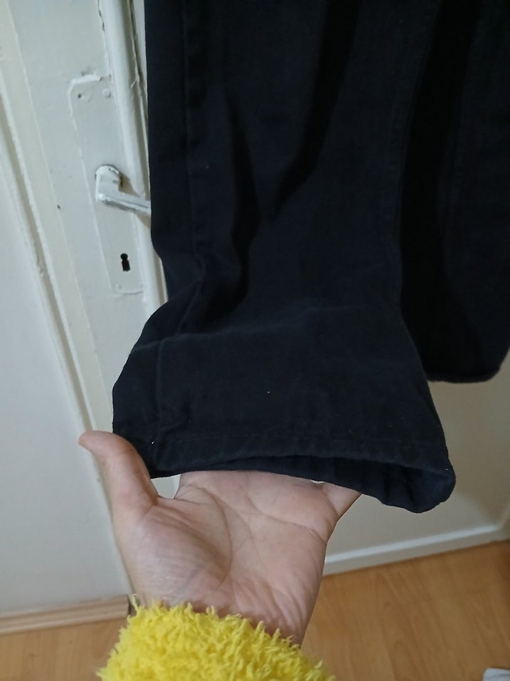 Kadın Siyah Kot Pantolon Jeans - Görsel 3