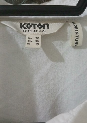 Beyaz Kadın Keten Gömlek - Görsel 3