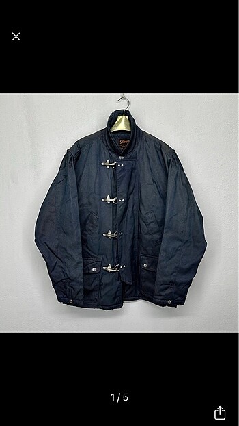 Schott Fireman vintage blue navy ceket